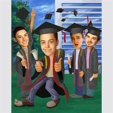 Graduation Caricature from Photos - myDaVinci